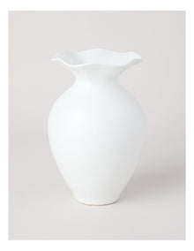 Posey Ceramic Vase 25cm in White