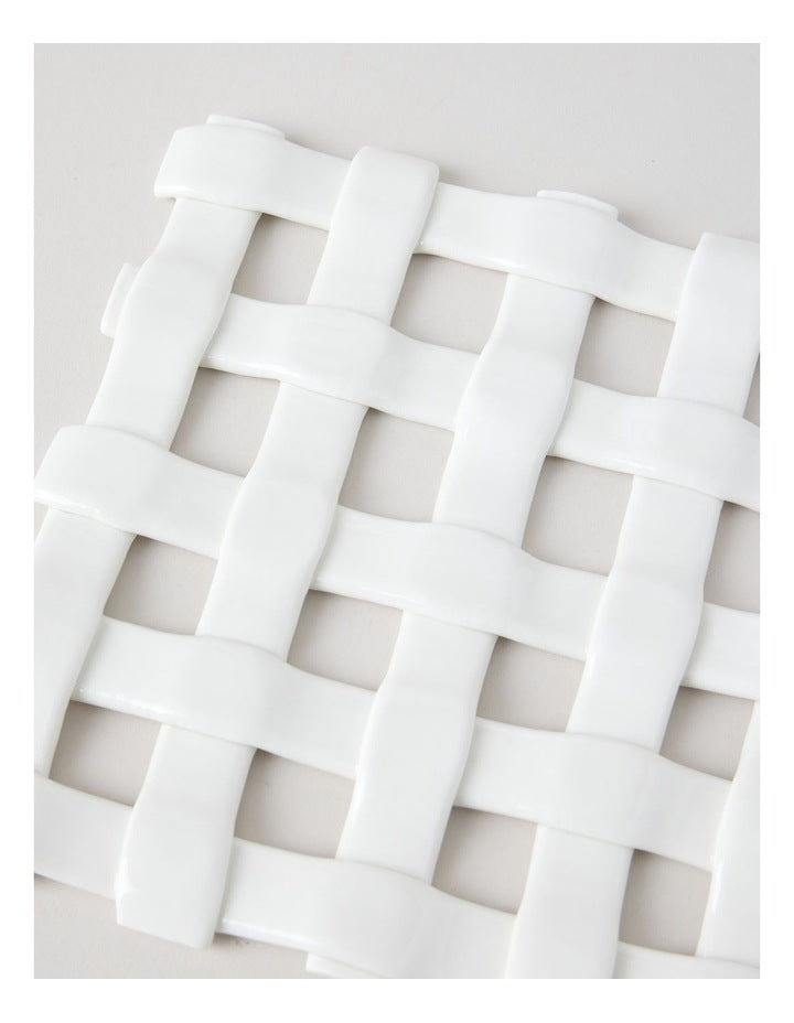 Woven Ceramic Utensil Holder Large