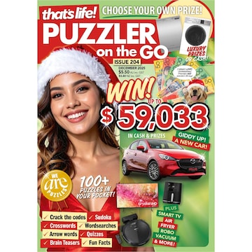 That's Life Puzzler On the Go Magazine each