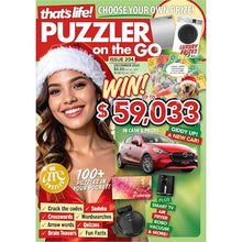 That's Life Puzzler On the Go Magazine each