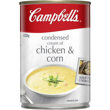 Campbell's Condensed Soup Cream of Chicken & Corn 420g