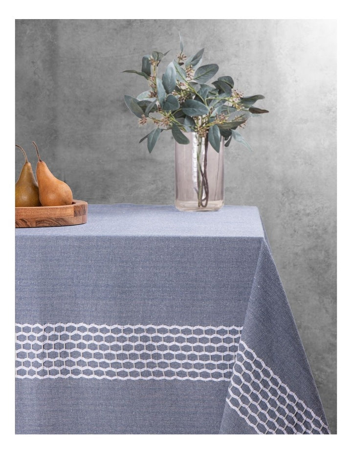 Clementine Blue 150x300cm Tablecloth