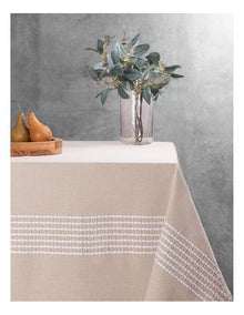 Clementine Flax 150x300cm Tablecloth