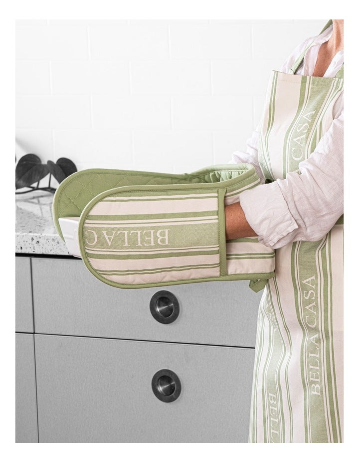 Bella Casa Sage Double Oven Mitt