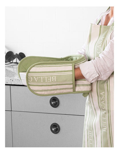 Bella Casa Sage Double Oven Mitt