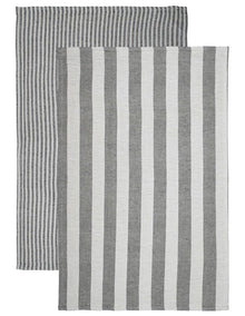 Maison Charcoal 2pk Kitchen Towel
