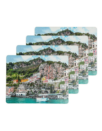 Hardboard Amalfi Rectangle 4pk Placemat