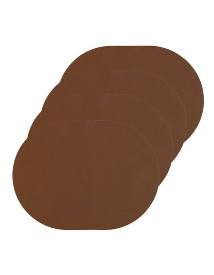 Hugo Oval Tan 4pk Placemat