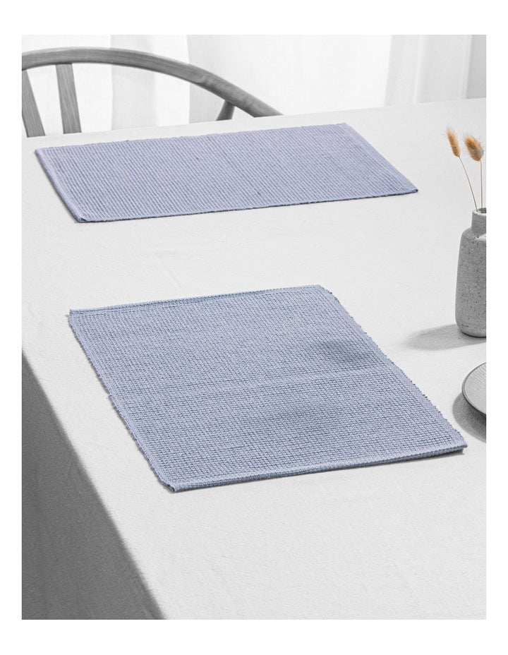 Newport Pale Blue 4pk Placemat