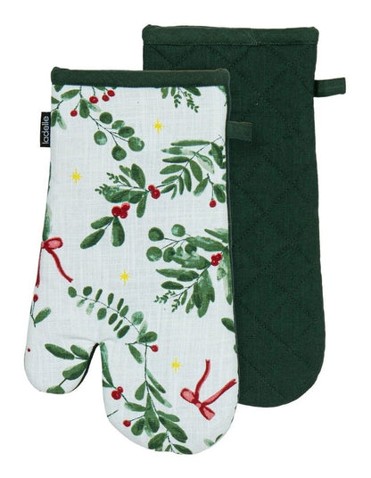 Christmas Foliage 2pk Oven Mitt