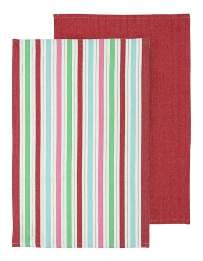 Christmas Weave Brick 3pk Kitchen Towel