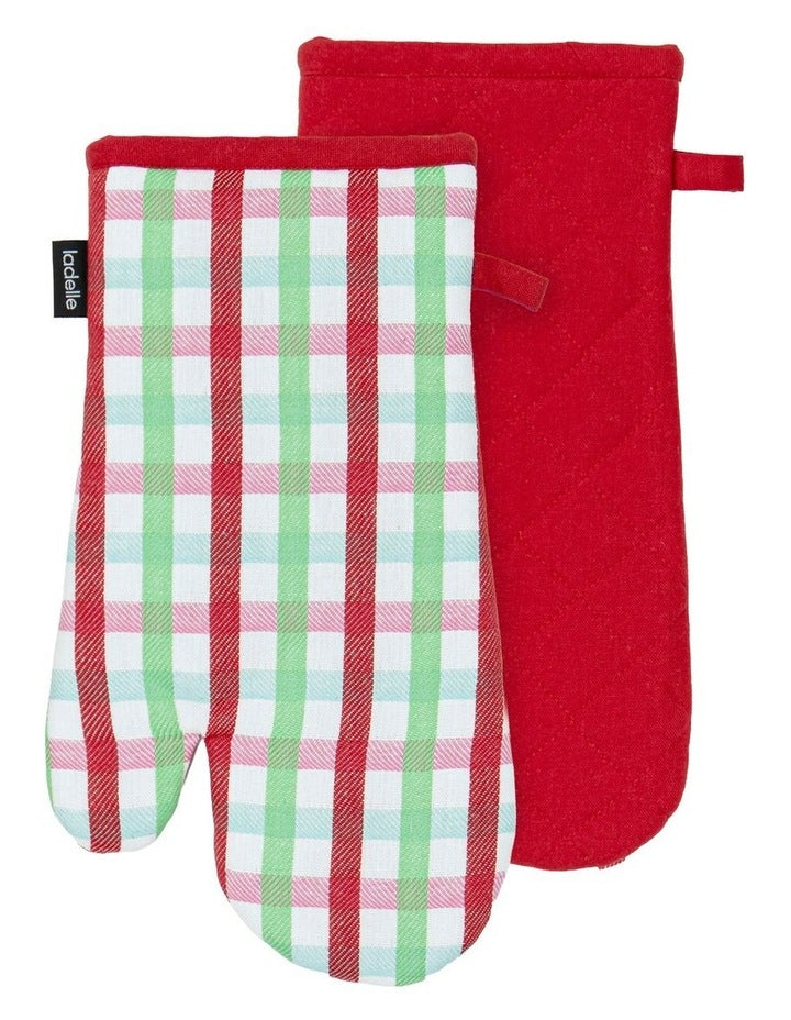 Christmas Weave 2pk Oven Mitt
