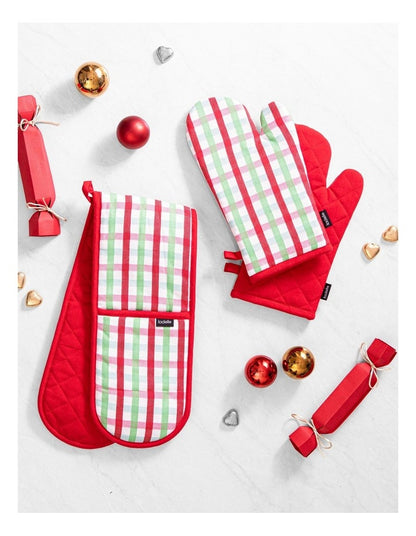 Christmas Weave 2pk Oven Mitt