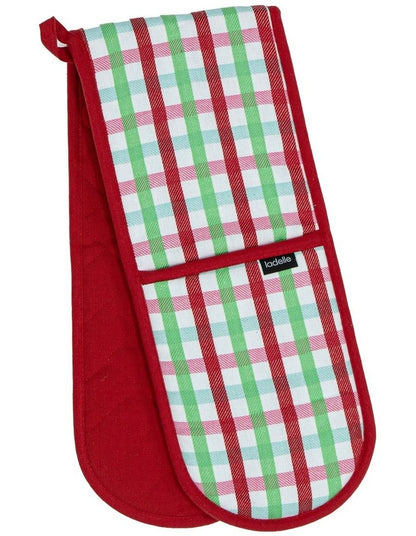 Christmas Weave Double Oven Mitt