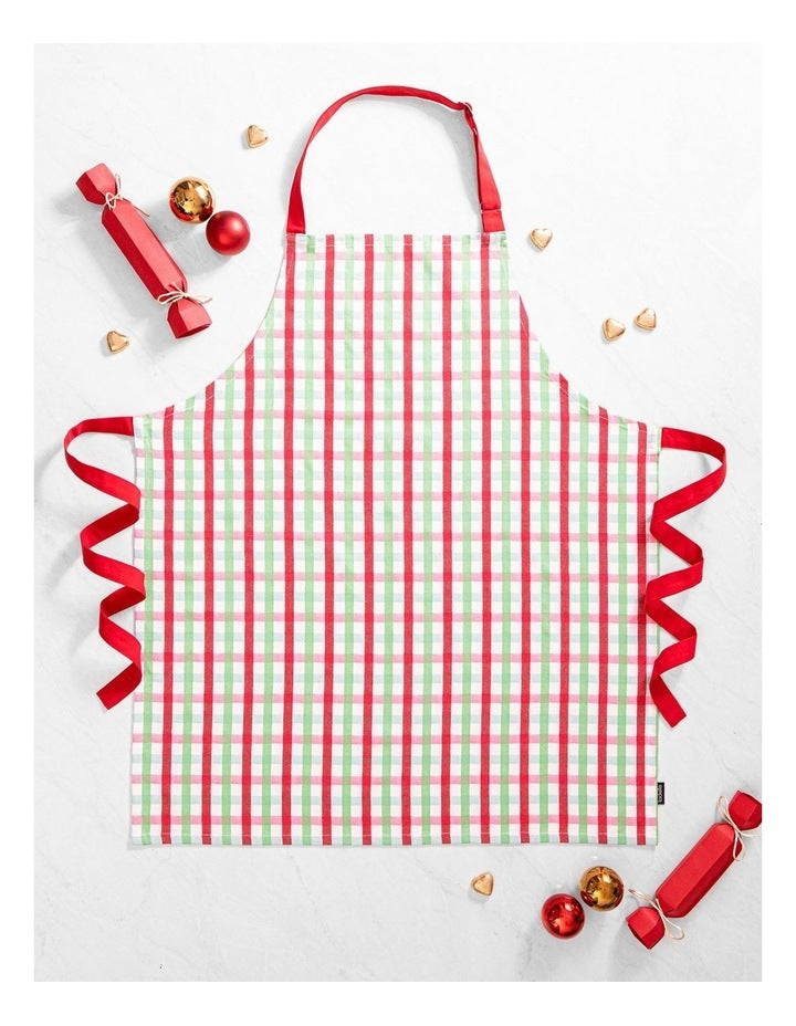 Christmas Weave Apron