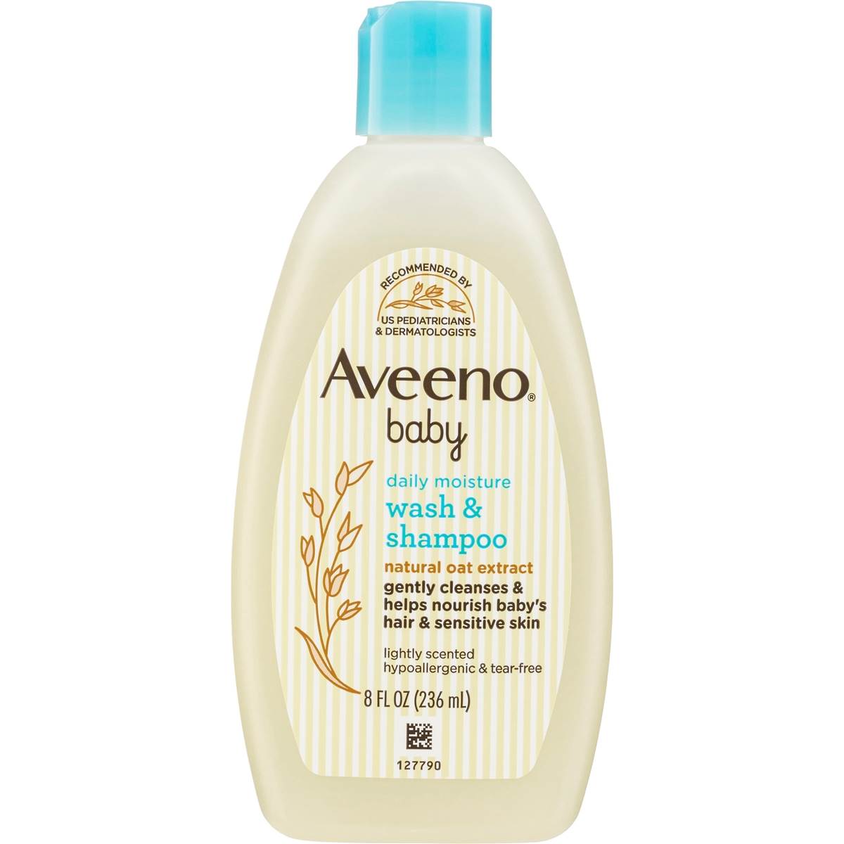 Aveeno Baby Daily Moisture Light Scent Sensitive Wash & Shampoo 236ml