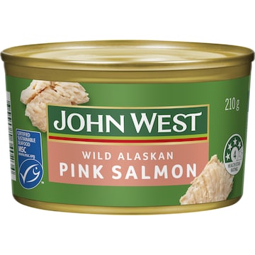 John West Wild Alaskan Pink Salmon 210g