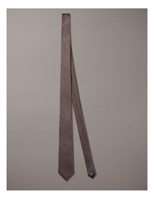Diamond Silk Tie in Brown