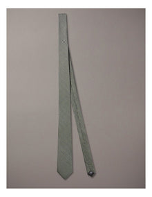 Diamond Silk Tie in Green