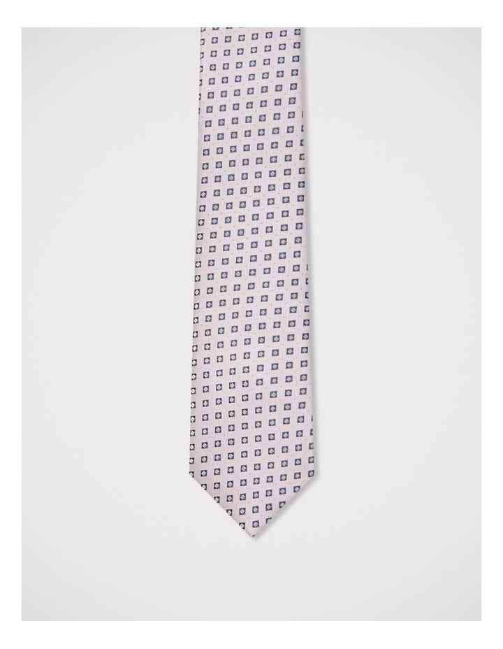 Geometric Tie in Pink