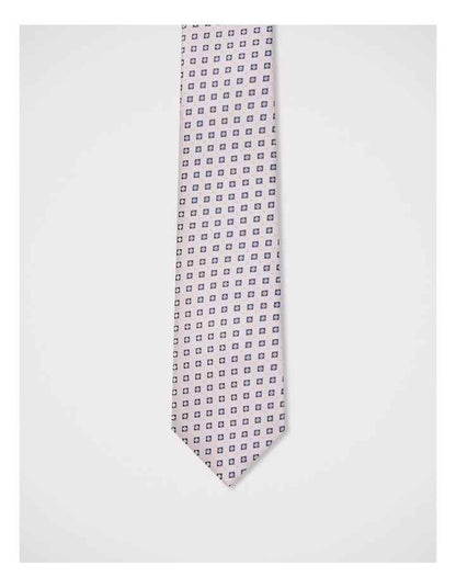Geometric Tie in Pink