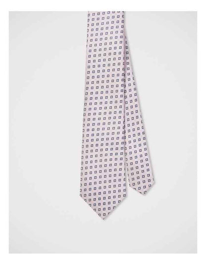 Geometric Tie in Pink
