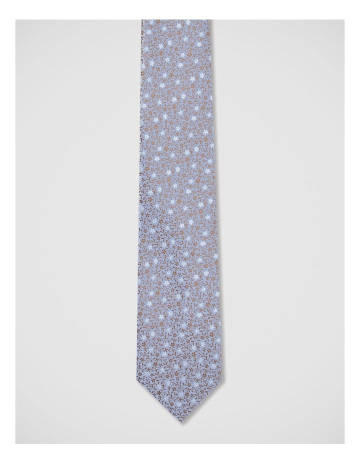 Floral Tie in Blue