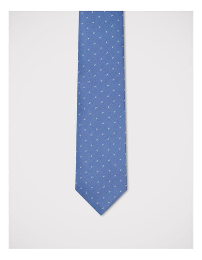 Geometric Tie in Navy