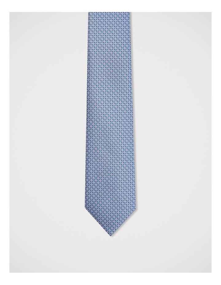 Geometric Tie in Blue