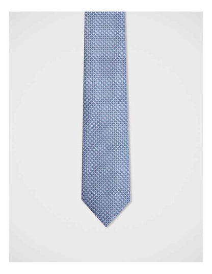 Geometric Tie in Blue