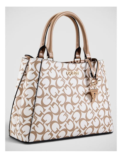 Rylie Satchel Bag in Taupe Combo