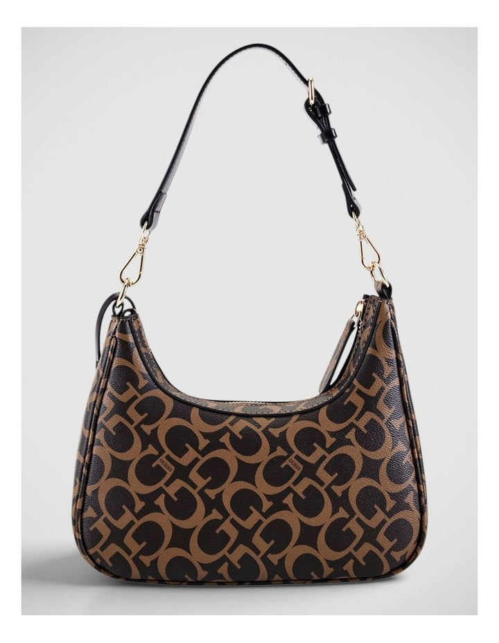 Berkton Shoulder Bag in Dark Brown Combo