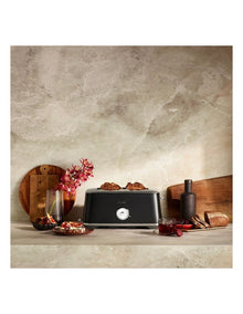 The Toast Select Luxe 4 Slice Long Slot in Black Truffle BTA740BTR2IAN1