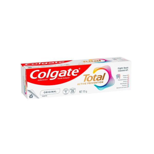COLGATE TOTAL ACTIVE PREVENTION ORIGINAL TOOTHPASTE 115G