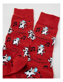 Mooove It Cotton Socks