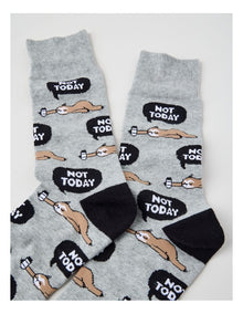 Not Today Cotton Socks