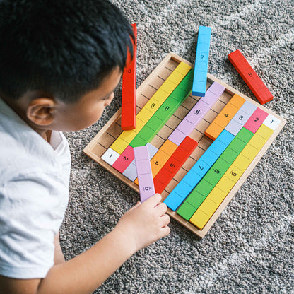 BigJigs Number Bonds Tray Early Math STEM Cognitive Toys 3yrs+