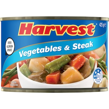 Harvest Beef Steak Vegetables 425g
