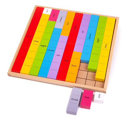 BigJigs Number Bonds Tray Early Math STEM Cognitive Toys 3yrs+