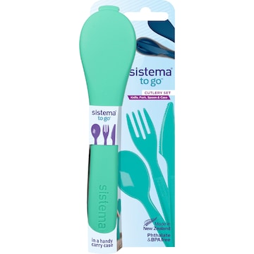 Sistema To Go Lunch Box Cutlery Set Assorted each