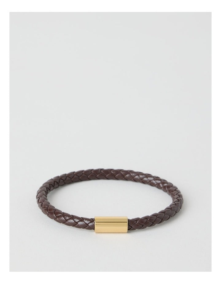 Braided Bracelet in Brown