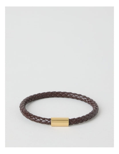 Braided Bracelet in Brown