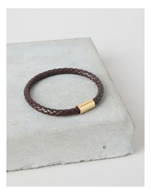 Braided Bracelet in Brown