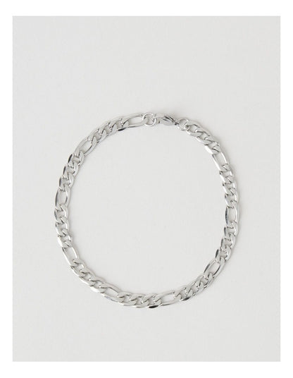 Sterling Silver Figaro Chain Bracelet