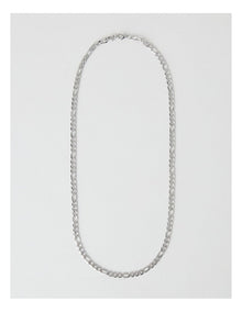 Sterling Silver Figaro Chain Necklace