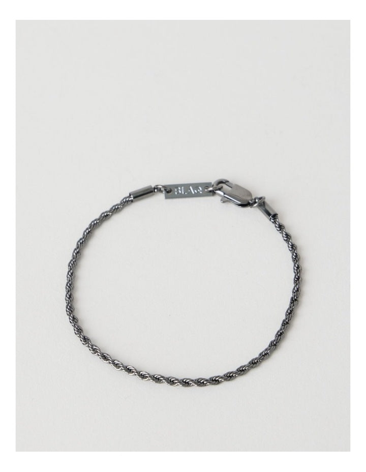 Sterling Silver Fine Rope Chain Bracelet