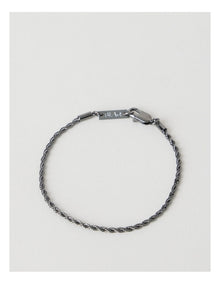 Sterling Silver Fine Rope Chain Bracelet