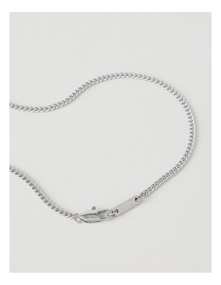 Sterling Silver Vertical Pendant Necklace
