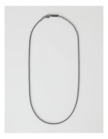 Sterling Silver Fine Rope Necklace