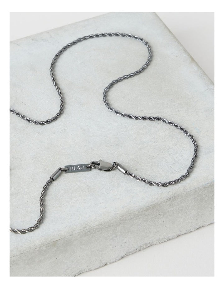 Sterling Silver Fine Rope Necklace